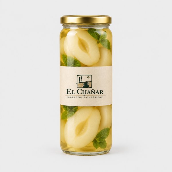 Peras al Vino Blanco con Menta 660 g