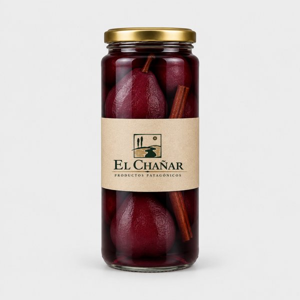 Peras al Vino Tinto con Canela 660 g